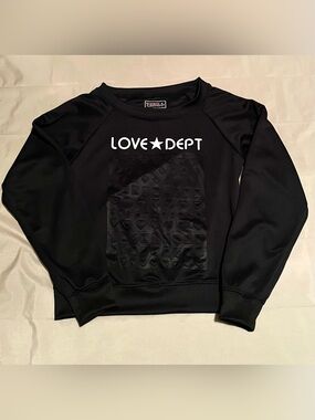 Women’s THRILLS XL NWOT Black Love Dept Graphic Sweatshirt